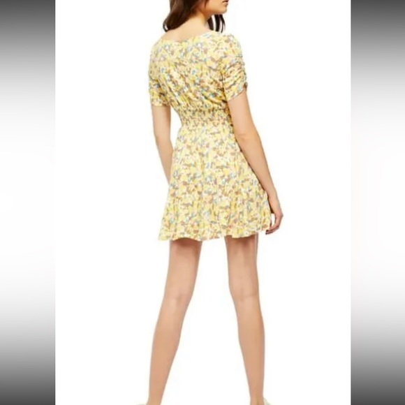 Free People Forget me knot mini dress size 4 - Picture 2 of 3